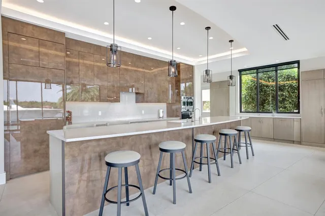 a view of hallway with stairs