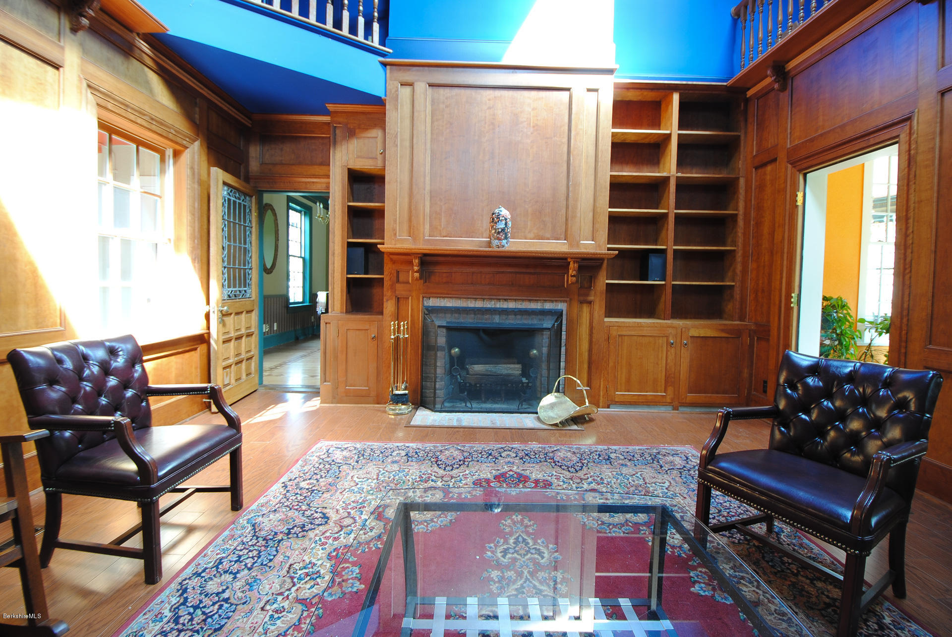 55 Maple Hill Road West Stockbridge, MA 01266 - Photo 23 of 63 a living room with furniture and a fireplace