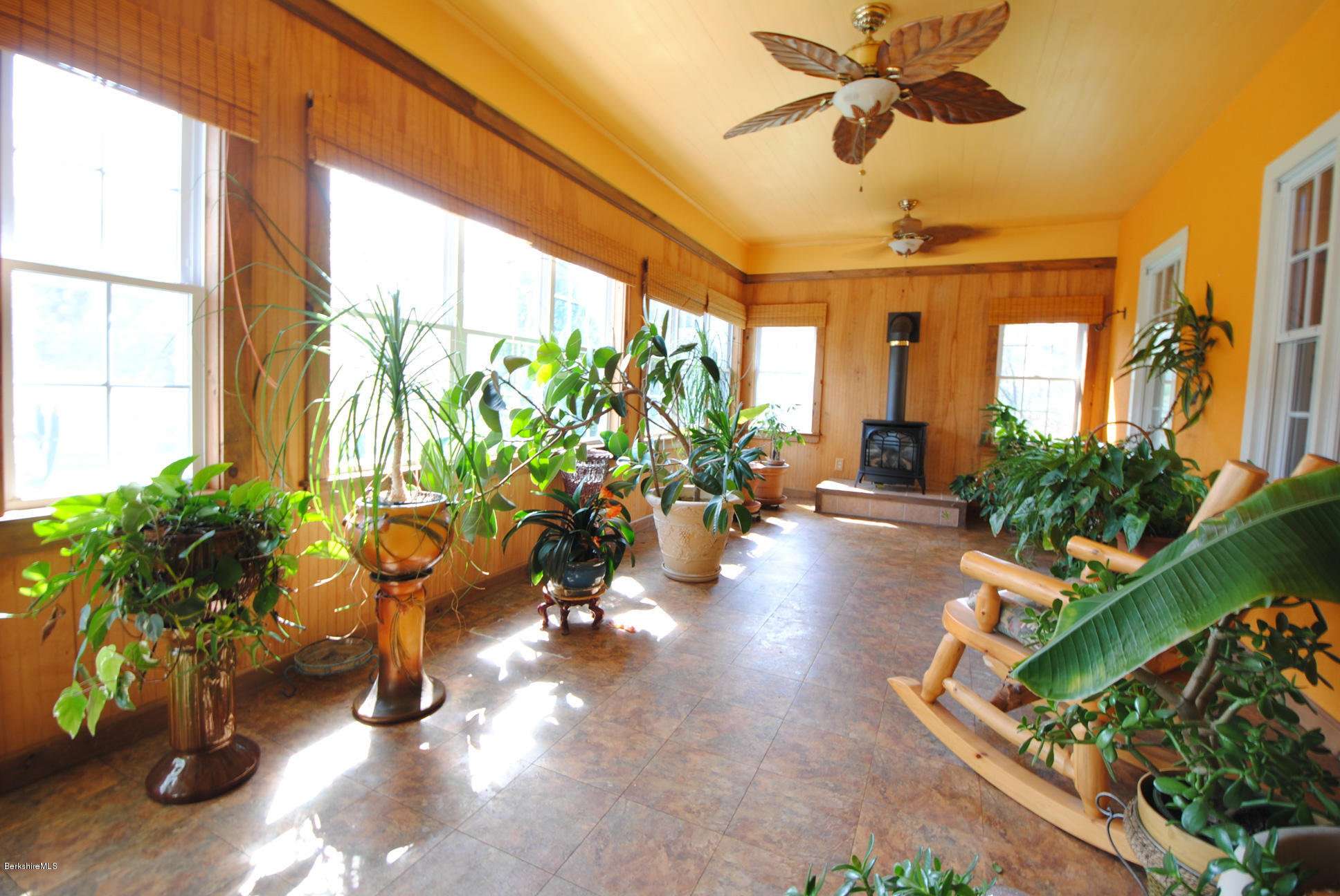 55 Maple Hill Road West Stockbridge, MA 01266 - Photo 48 of 63 a hallway with wooden floor and a potted plant