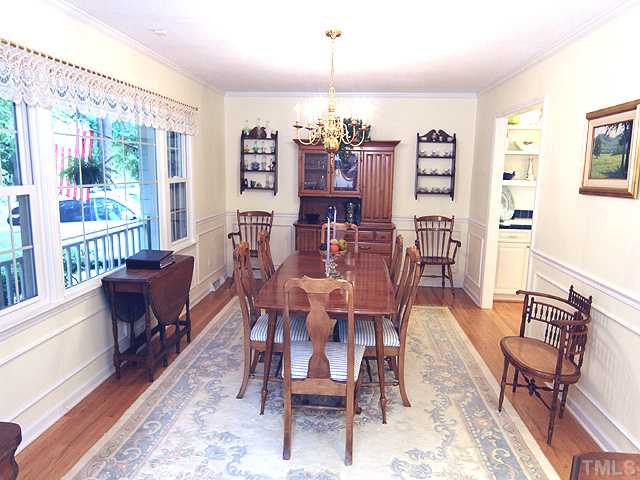 1608 Stonehurst Road Raleigh, NC 27607 - Photo 7 of 23 This large dining room can also be turned into a living area if you prefer.