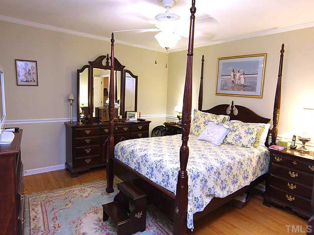 1608 Stonehurst Road Raleigh, NC 27607 - Photo 9 of 23 Large master bedroom with updated master bath