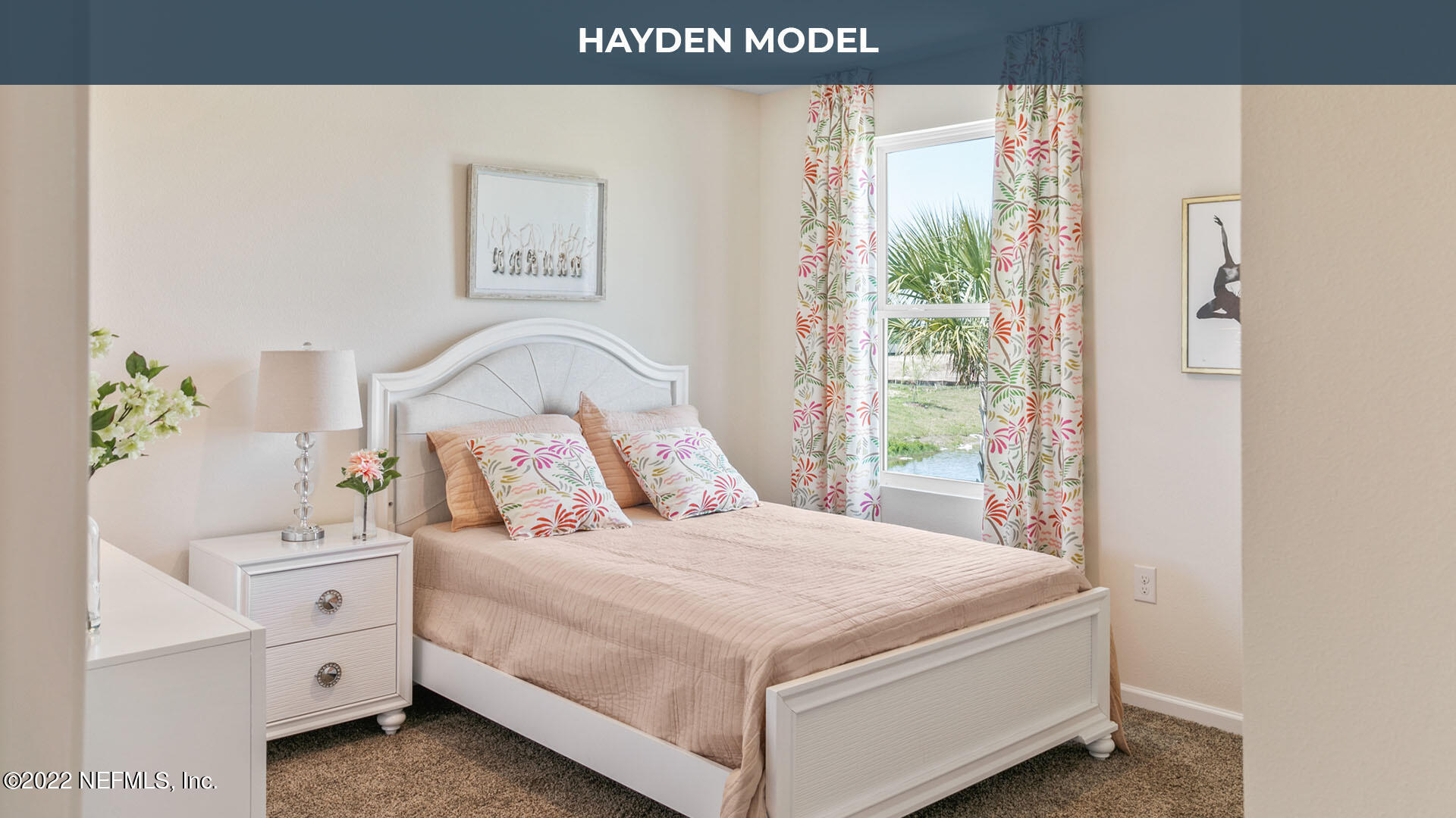 12648 European Beech Road Jacksonville, FL 32218 - Photo 17 of 37 a bedroom with a bed and a painting on the wall