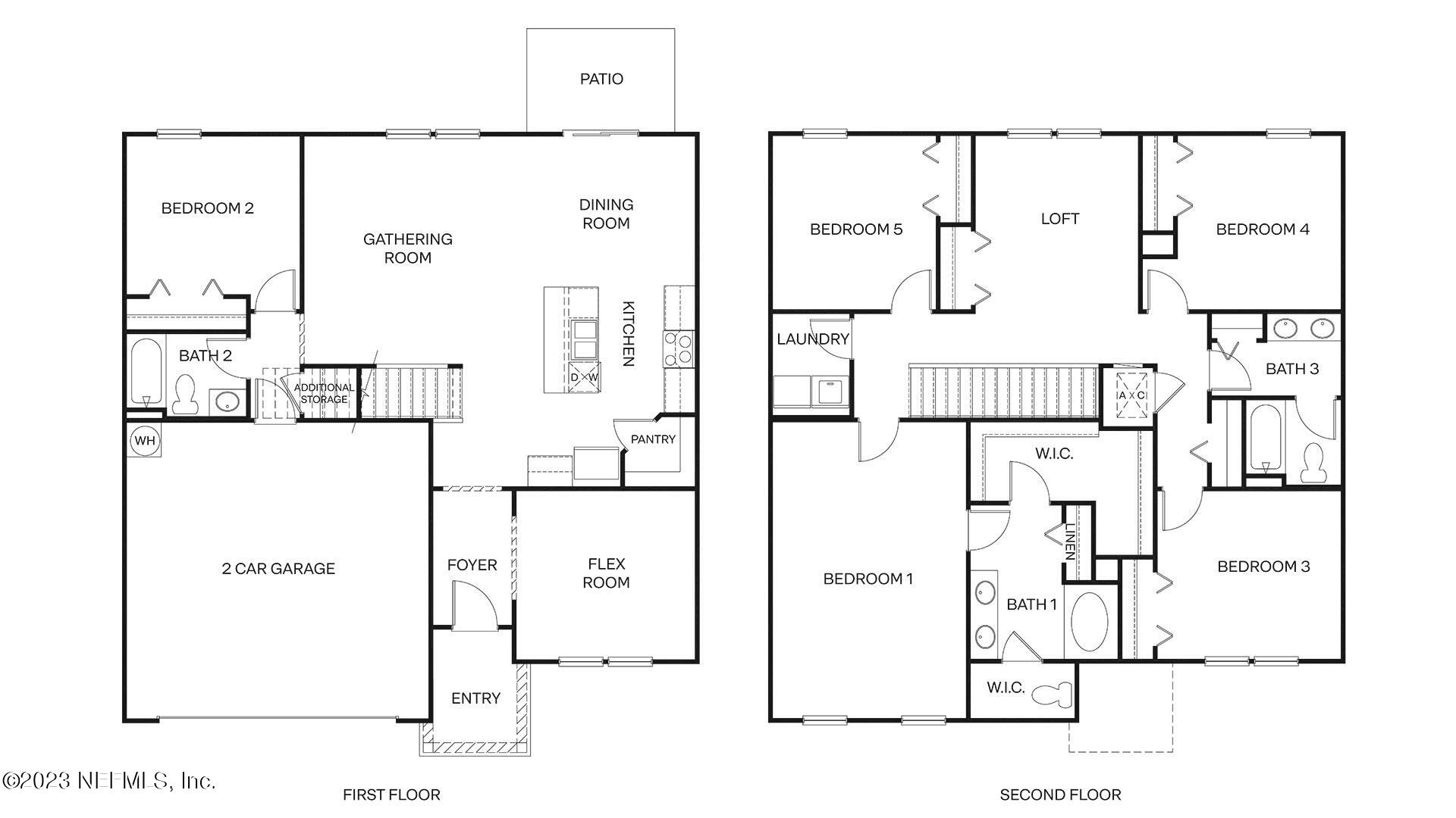 12648 European Beech Road Jacksonville, FL 32218 - Photo 37 of 37 a picture of a floor plan