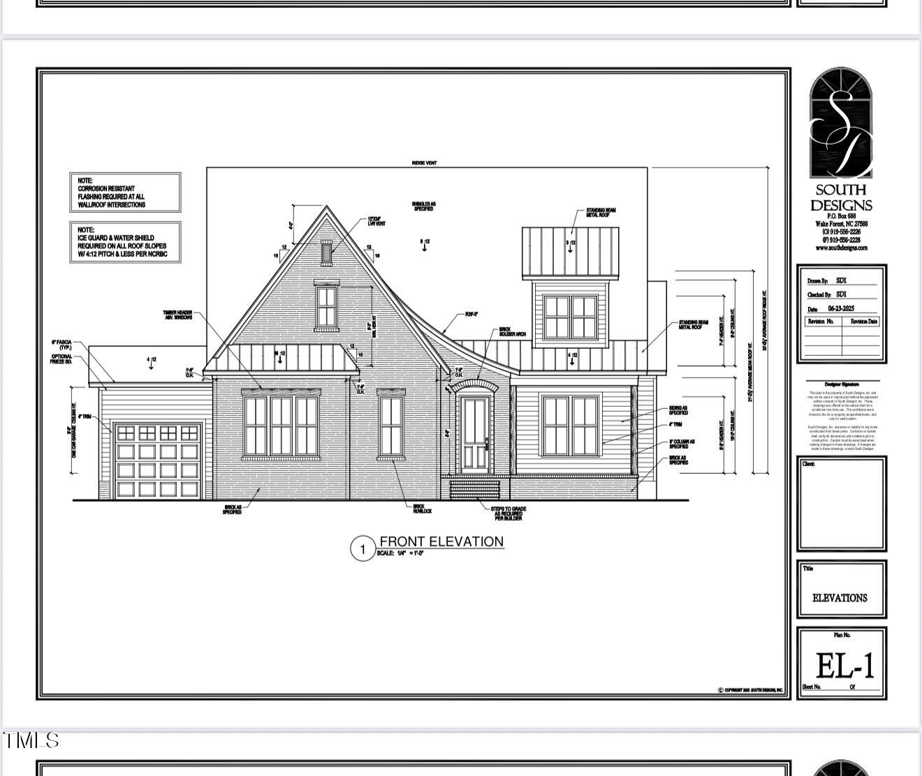 462 Chapel Ridge Drive Pittsboro, NC 27312 - Photo 2 of 5 Front Elevation
