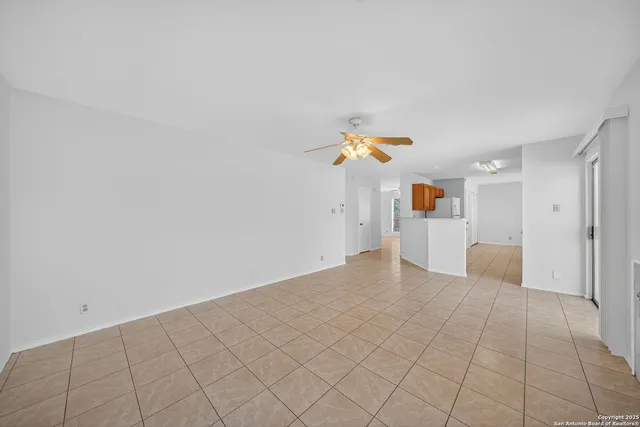a view of a kitchen with a sink
