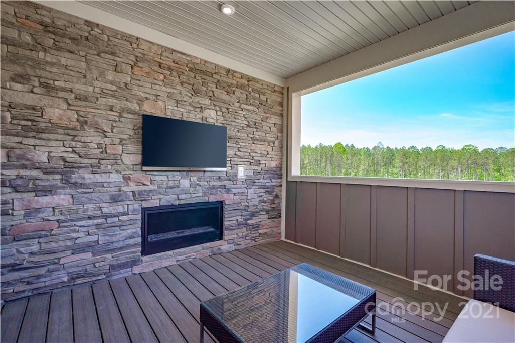 2005 Dornoch Road, Unit 1033A Tega Cay, SC 29708 - Photo 12 of 12 a living room with furniture wooden floor and a fireplace