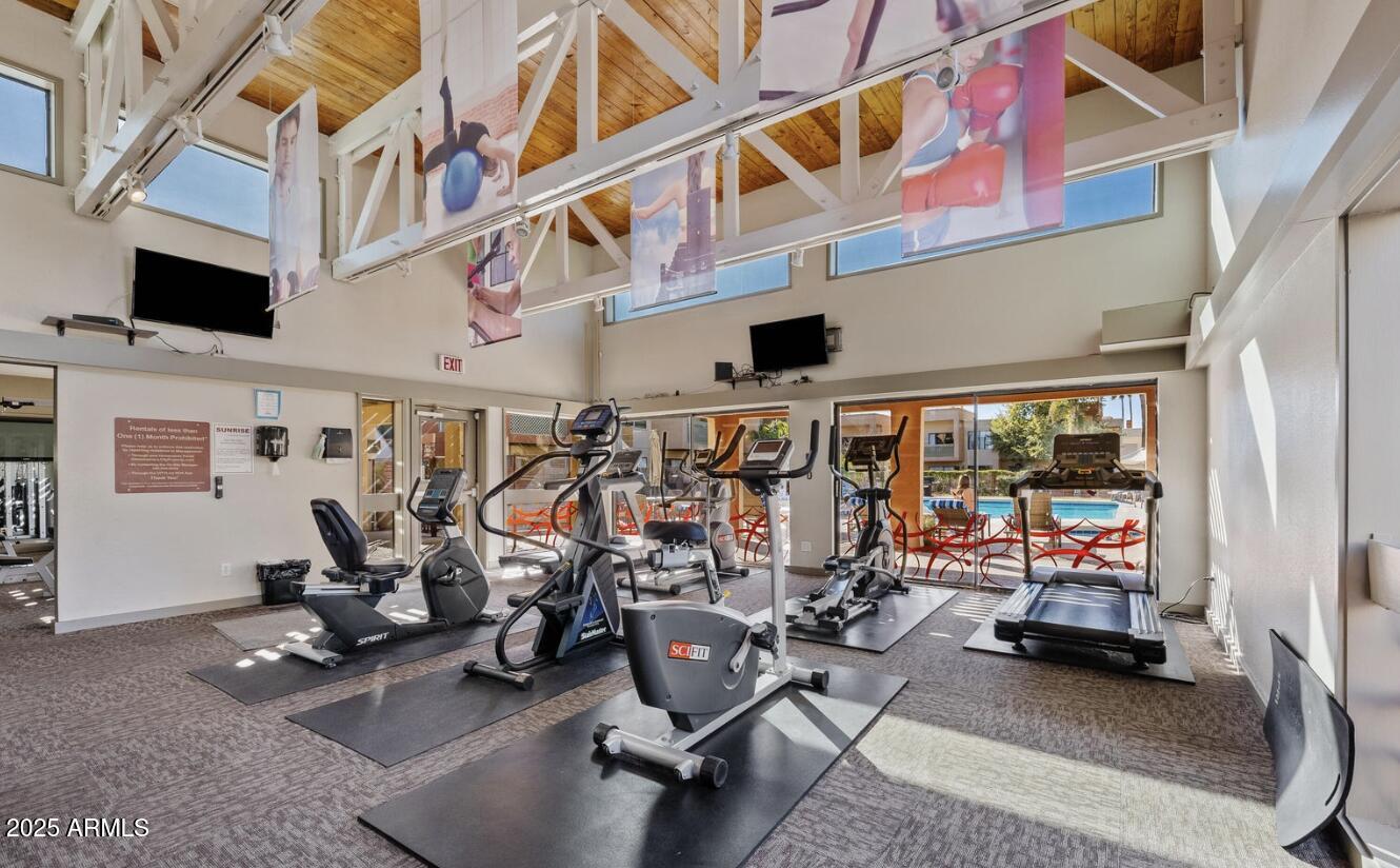 3500 North Hayden Road, Unit 105 Scottsdale, AZ 85251 - Photo 11 of 12 a view of a room with gym equipment
