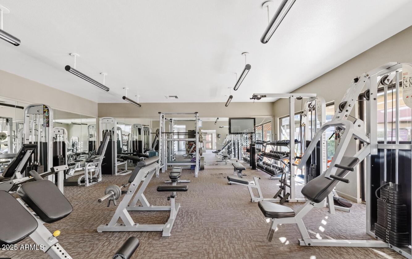 3500 North Hayden Road, Unit 105 Scottsdale, AZ 85251 - Photo 10 of 12 a view of a room with gym equipment