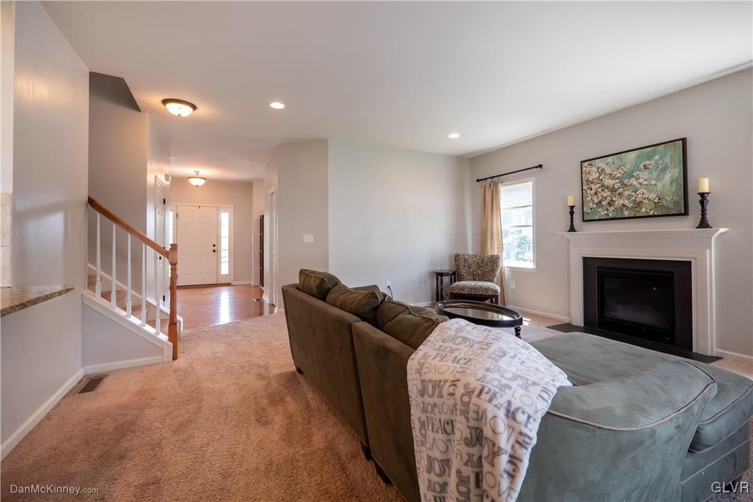 2732 Monacacy Road Nazareth, PA 18064 - Photo 6 of 49 Living room view to the front door. The Kitchen is