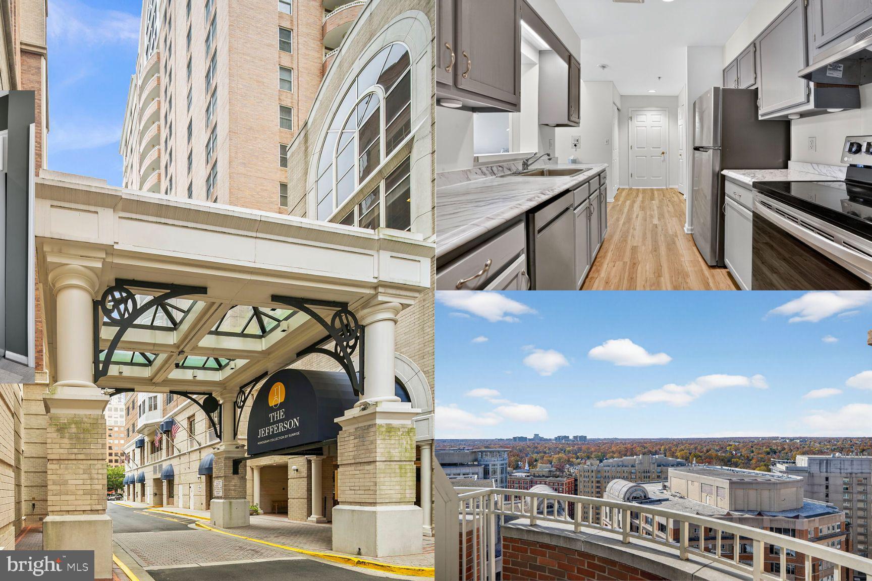 a view of a street with an entrance