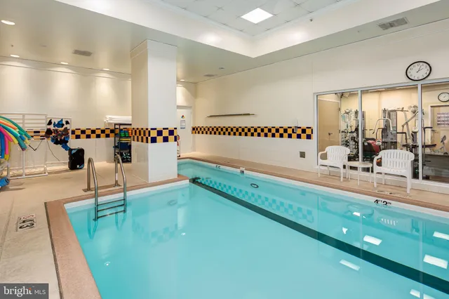 a view of a swimming pool and window