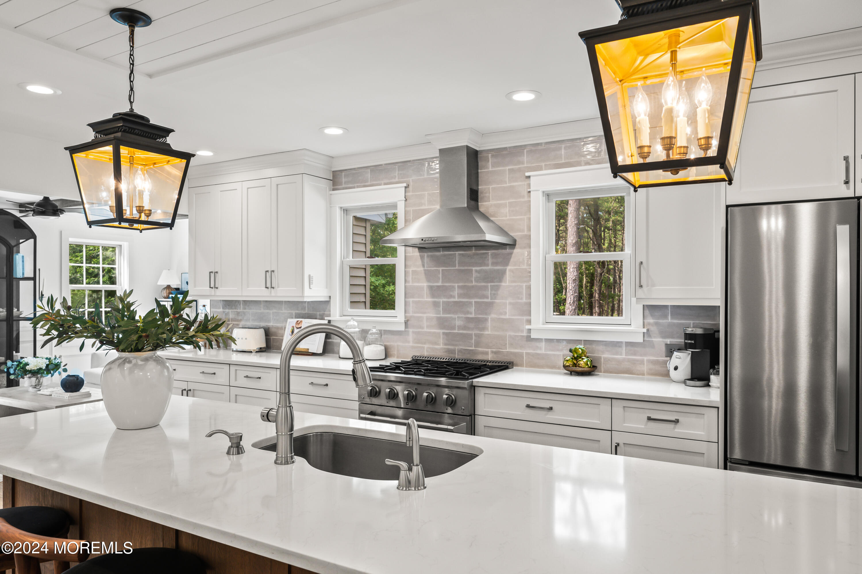 17 Mary Beth Lane Jackson, NJ 08527 - Photo 2 of 61 a kitchen with a sink a counter top space stainless steel appliances and a window