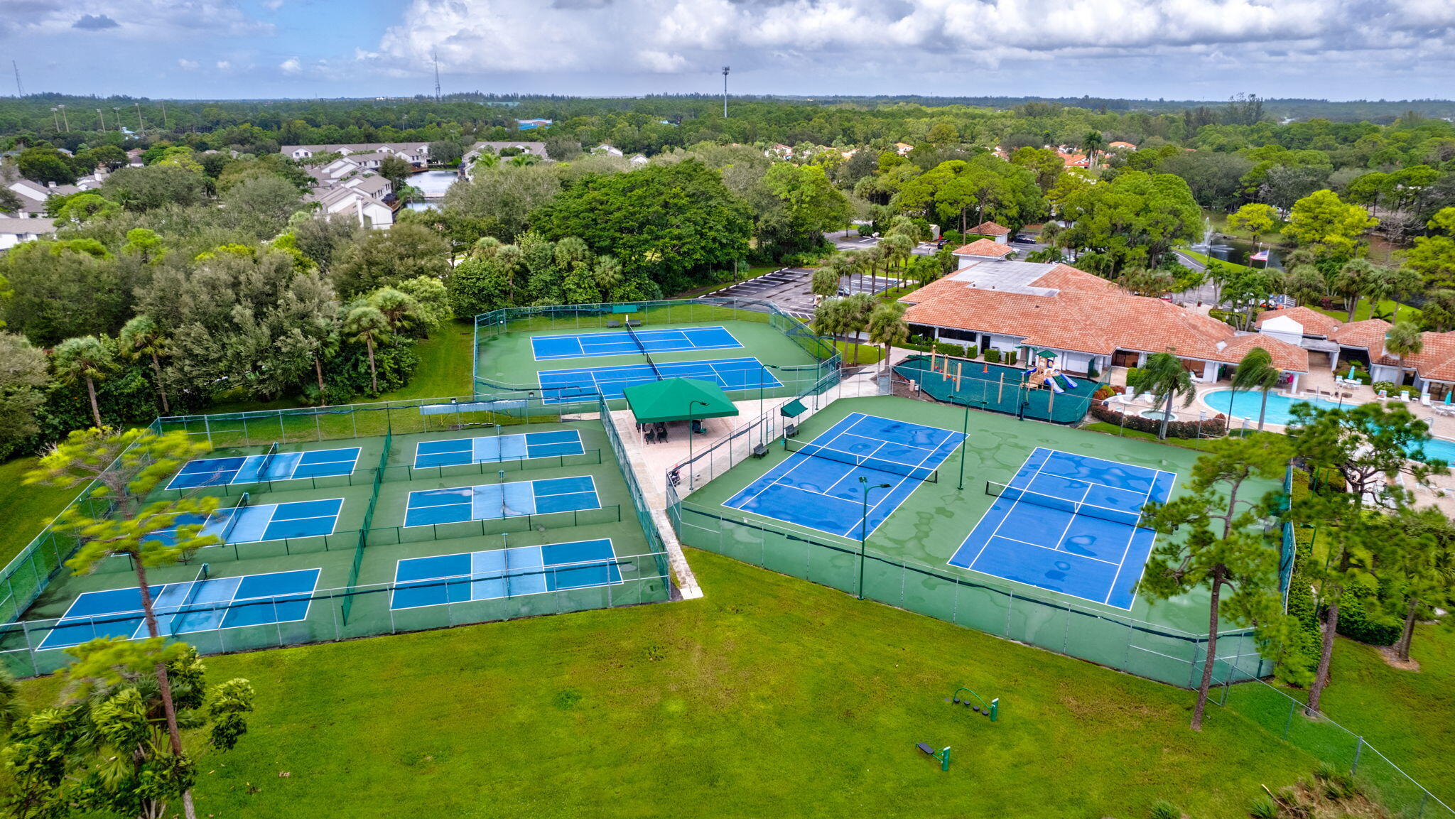 2769 Pointe Circle Greenacres, FL 33413 - Photo 37 of 48 an aerial view of a pool table and chairs