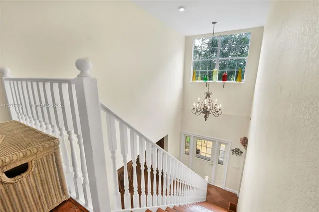 a view of entryway with stairs