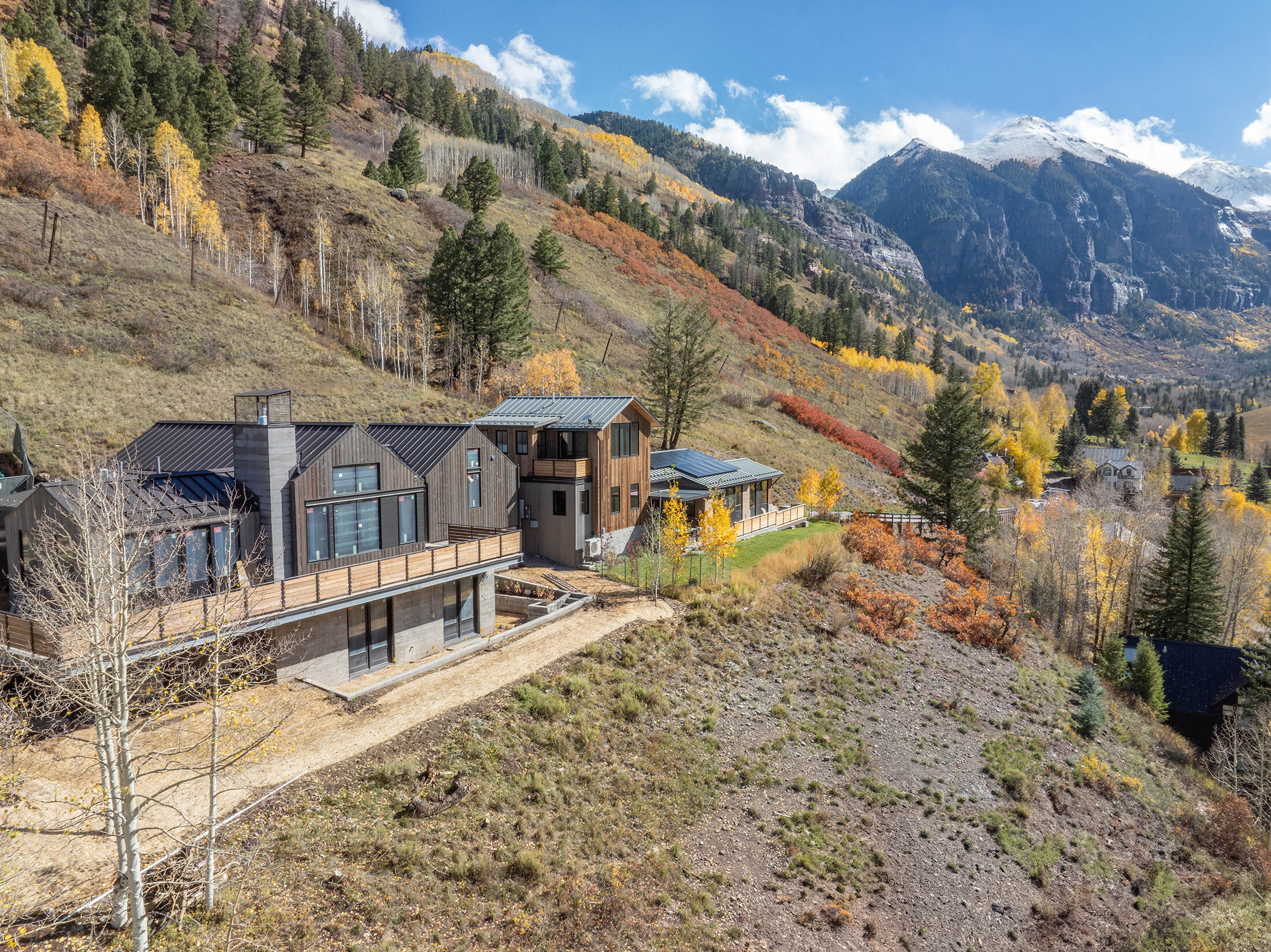 764 Primrose Lane Telluride, CO 81435 - Photo 20 of 23 a view of a house with a yard