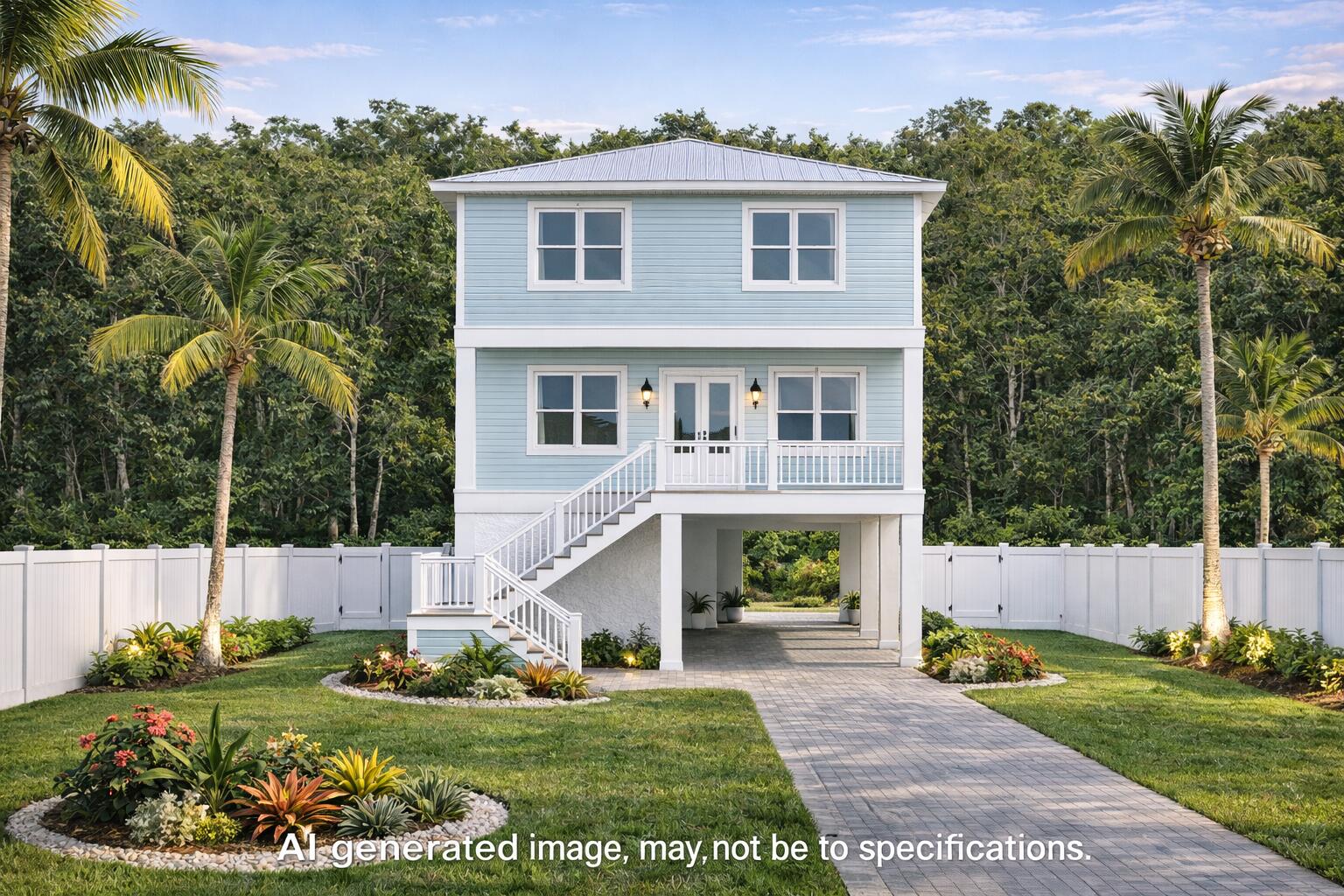 338 Sound Drive Key Largo, FL 33037 - Photo 2 of 13 a view of house with a yard and potted plants