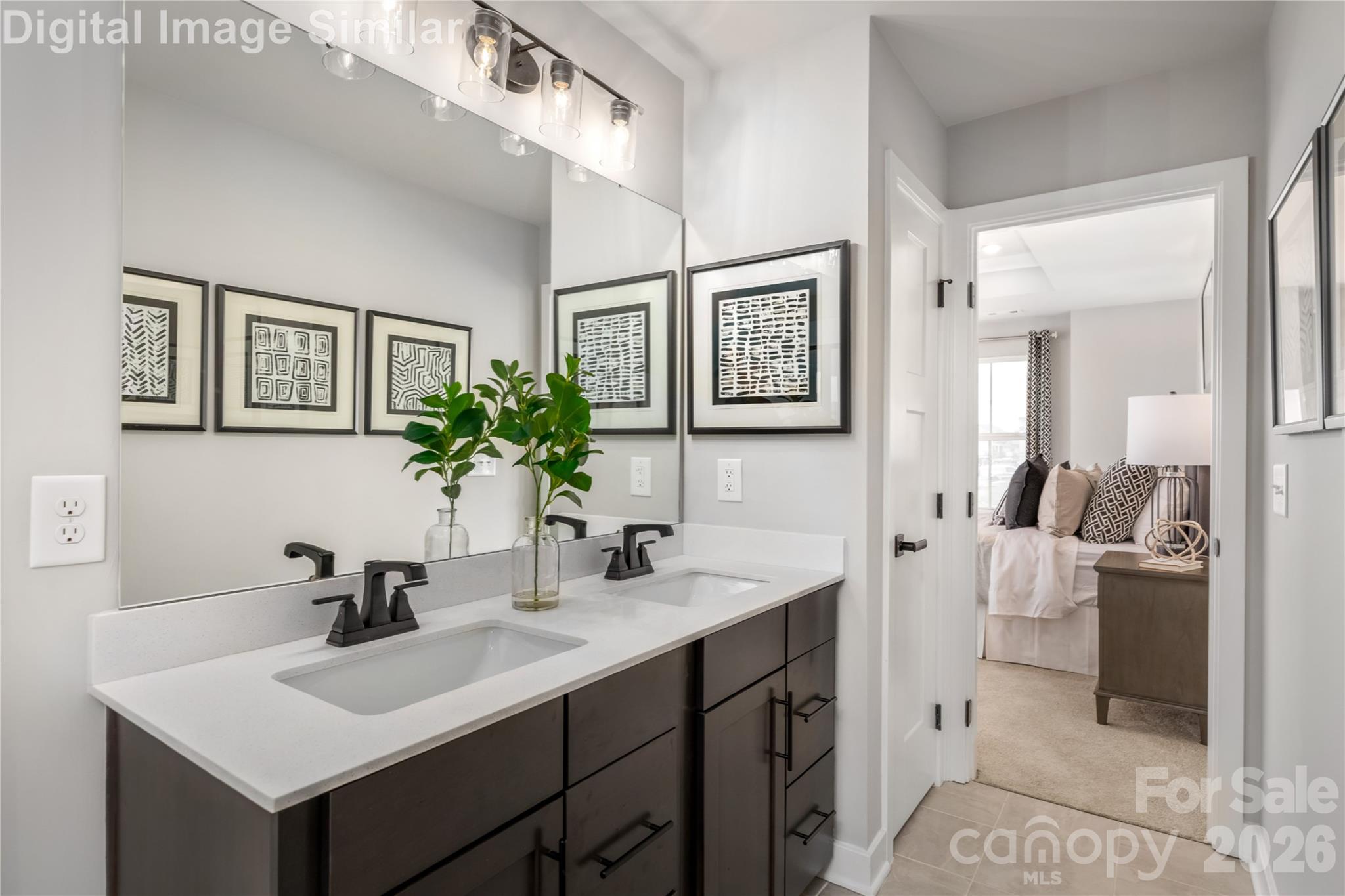 9546 Teamwork Street Northwest Concord, NC 28027 - Photo 11 of 23 a bathroom with a sink and a mirror