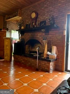 a room with furniture and window