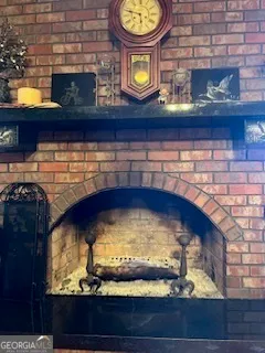 a view of a garden with a lake