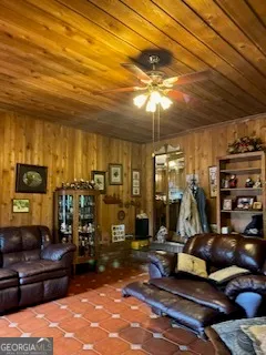 a room with furniture and window