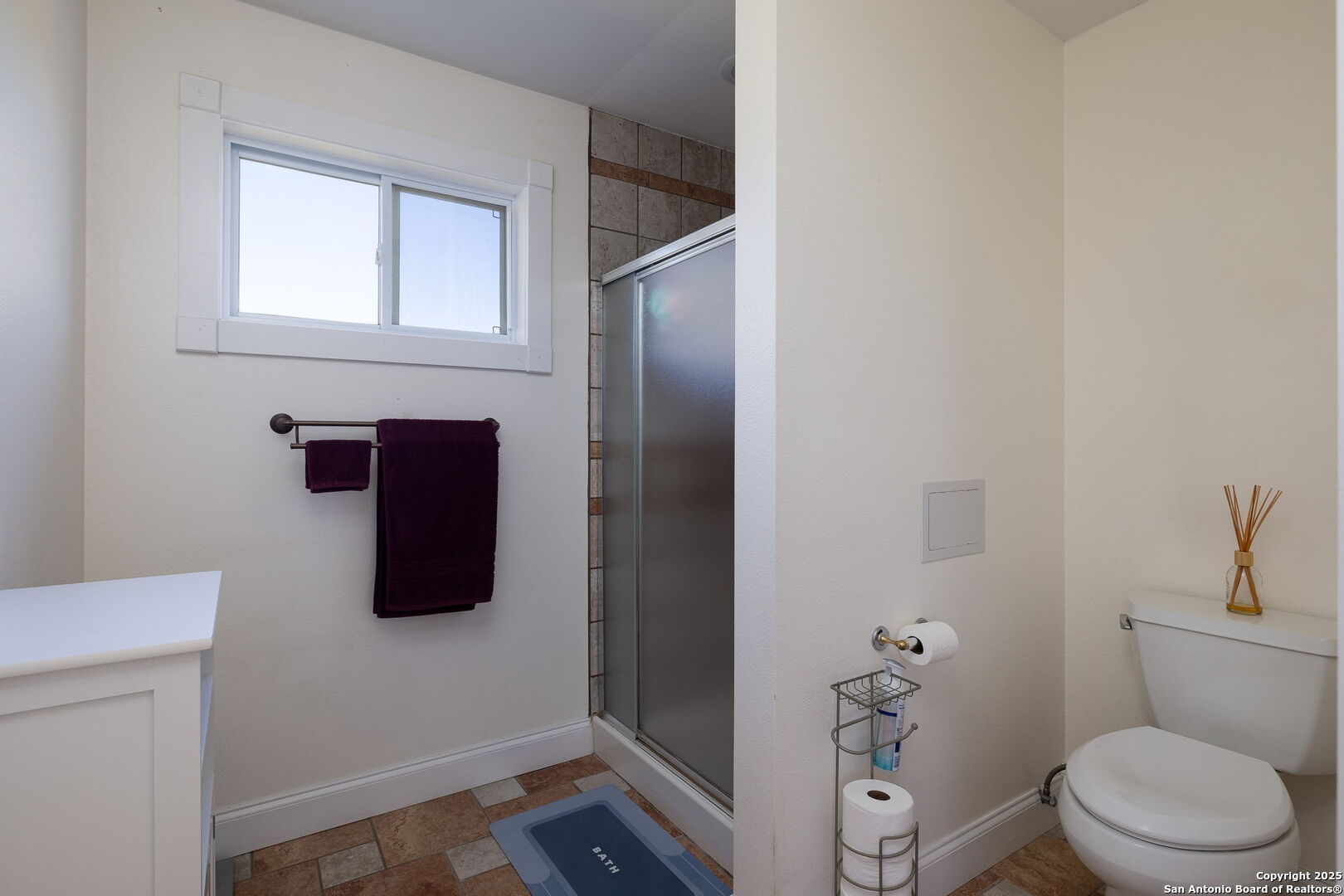 42 Tower Road Boerne, TX 78006 - Photo 36 of 50 a bathroom with a toilet and a shower