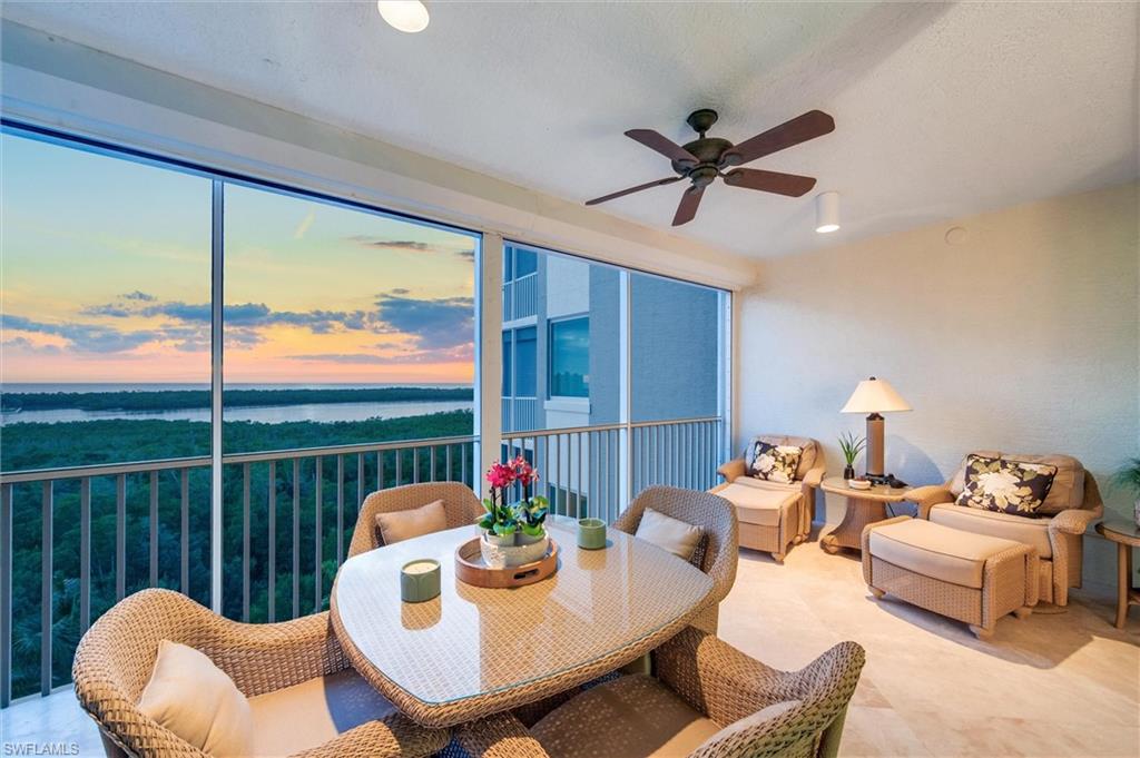 a workspace with furniture and window