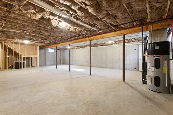 a view of a garage