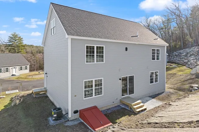 a view of a house with a patio
