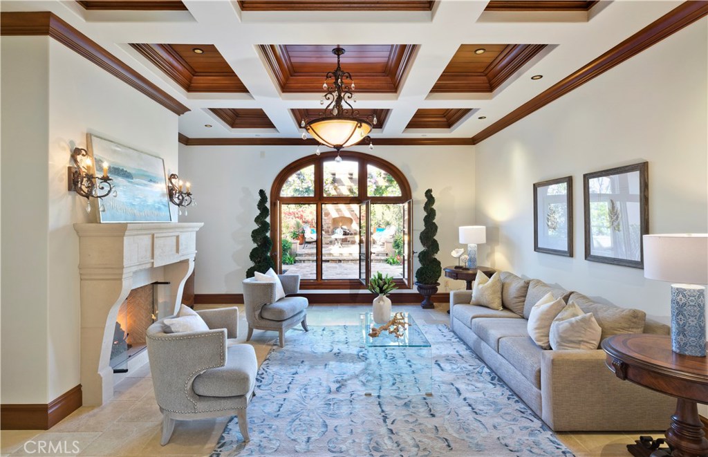 97 Canyon Creek Irvine, CA 92603 - Photo 16 of 28 a living room with furniture fireplace and a large window