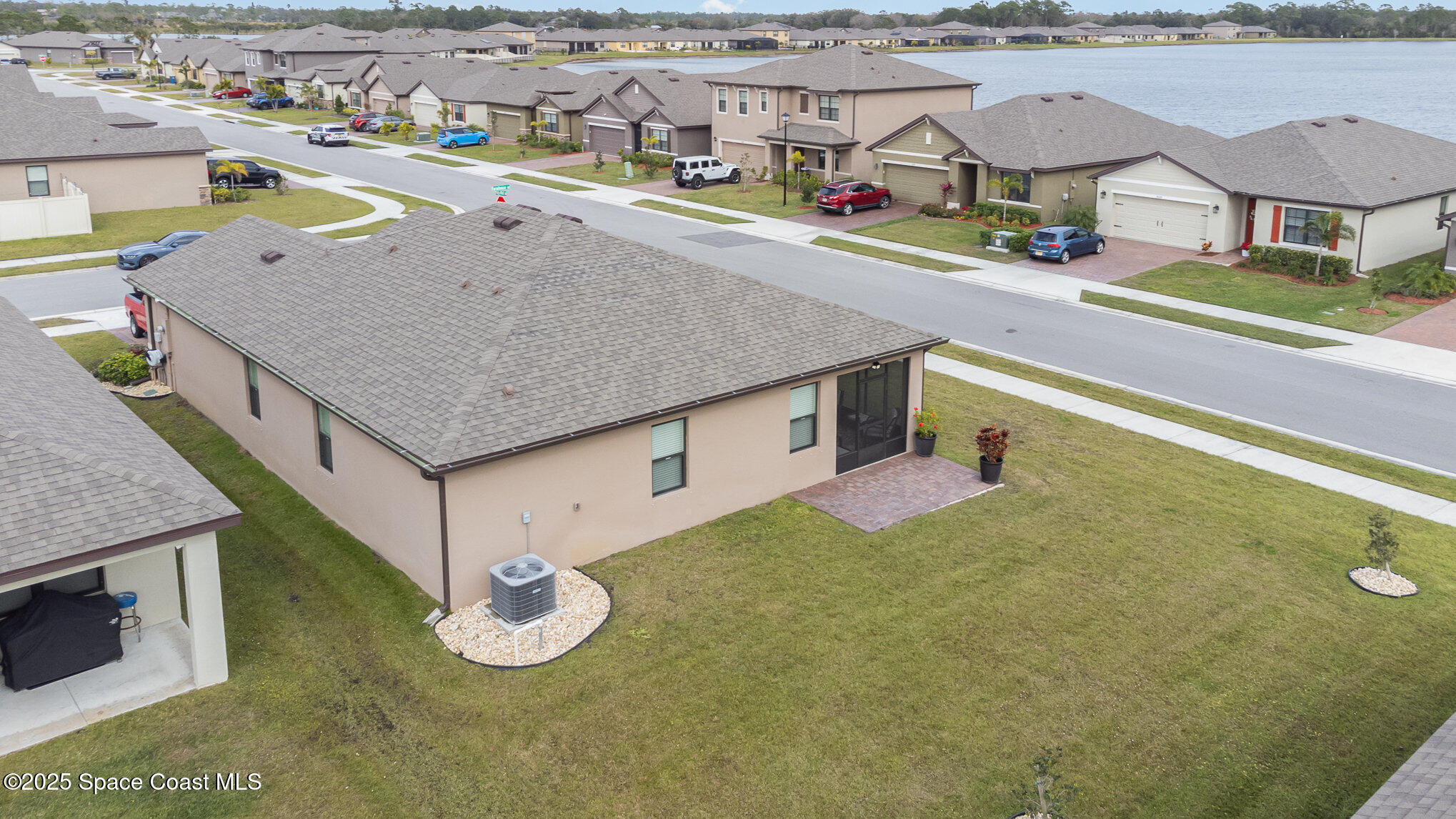 1703 Farmhouse Road Southeast Palm Bay, FL 32909 - Photo 26 of 30 Rear View Corner Lot
