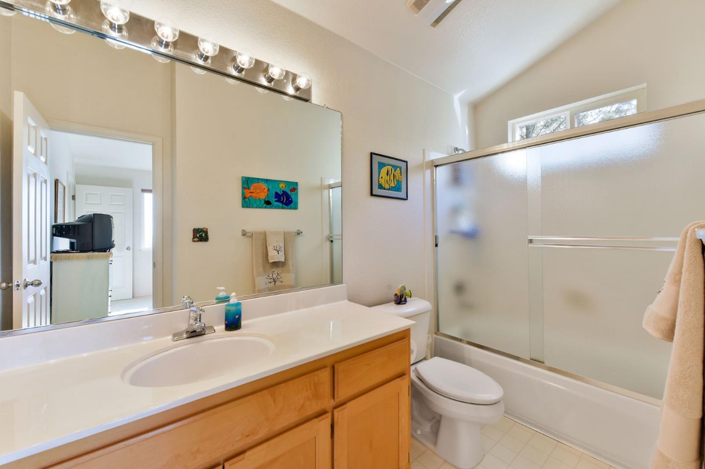 551 Monterey Road Pacifica, CA 94044 - Photo 29 of 36 a bathroom with a sink a toilet and shower