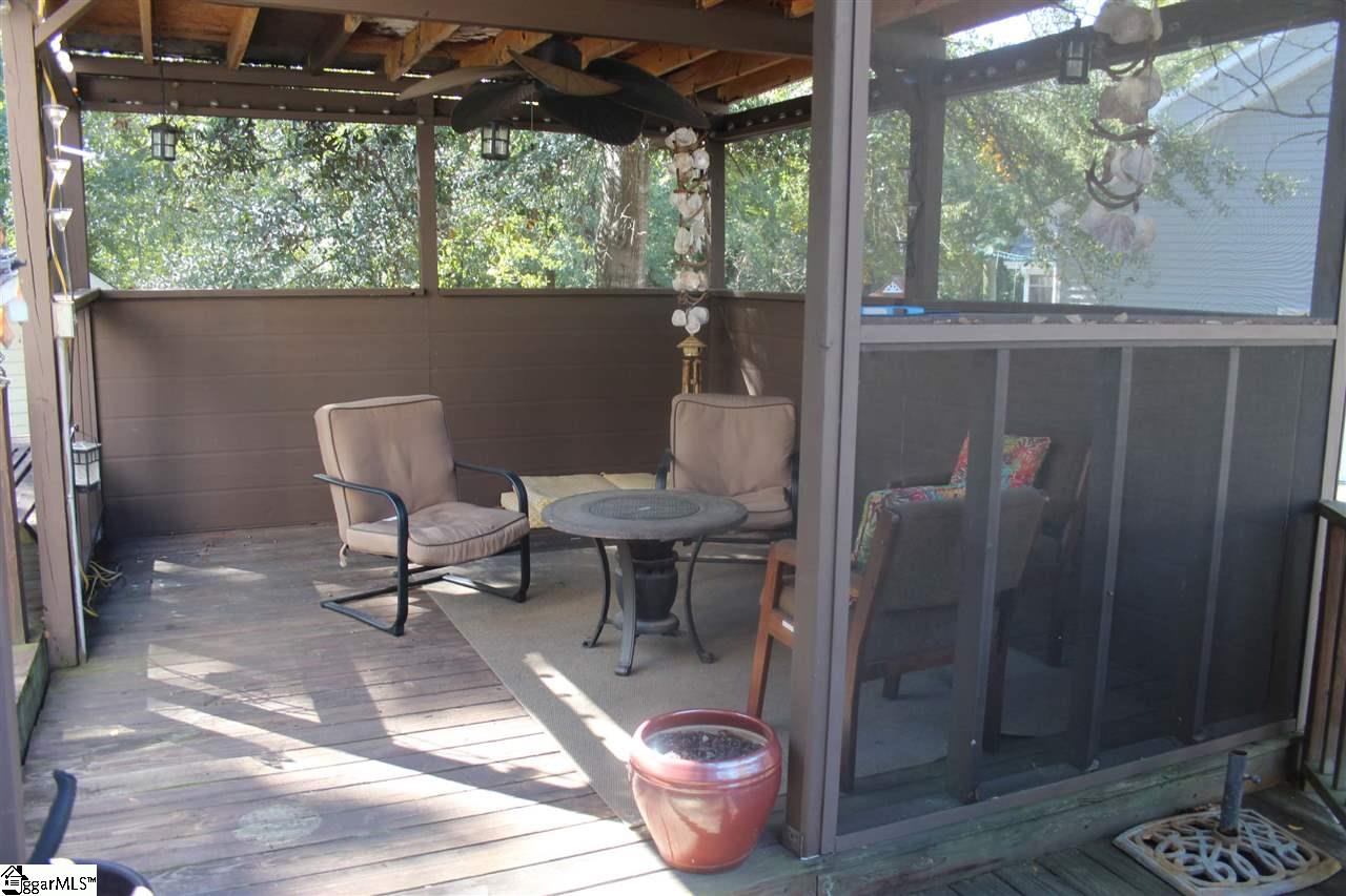 701 Hunters Hill Road Simpsonville, SC 29680 - Photo 34 of 36 This started out to be a screened in porch. It never was completed. Still a great place to sit in the shade.