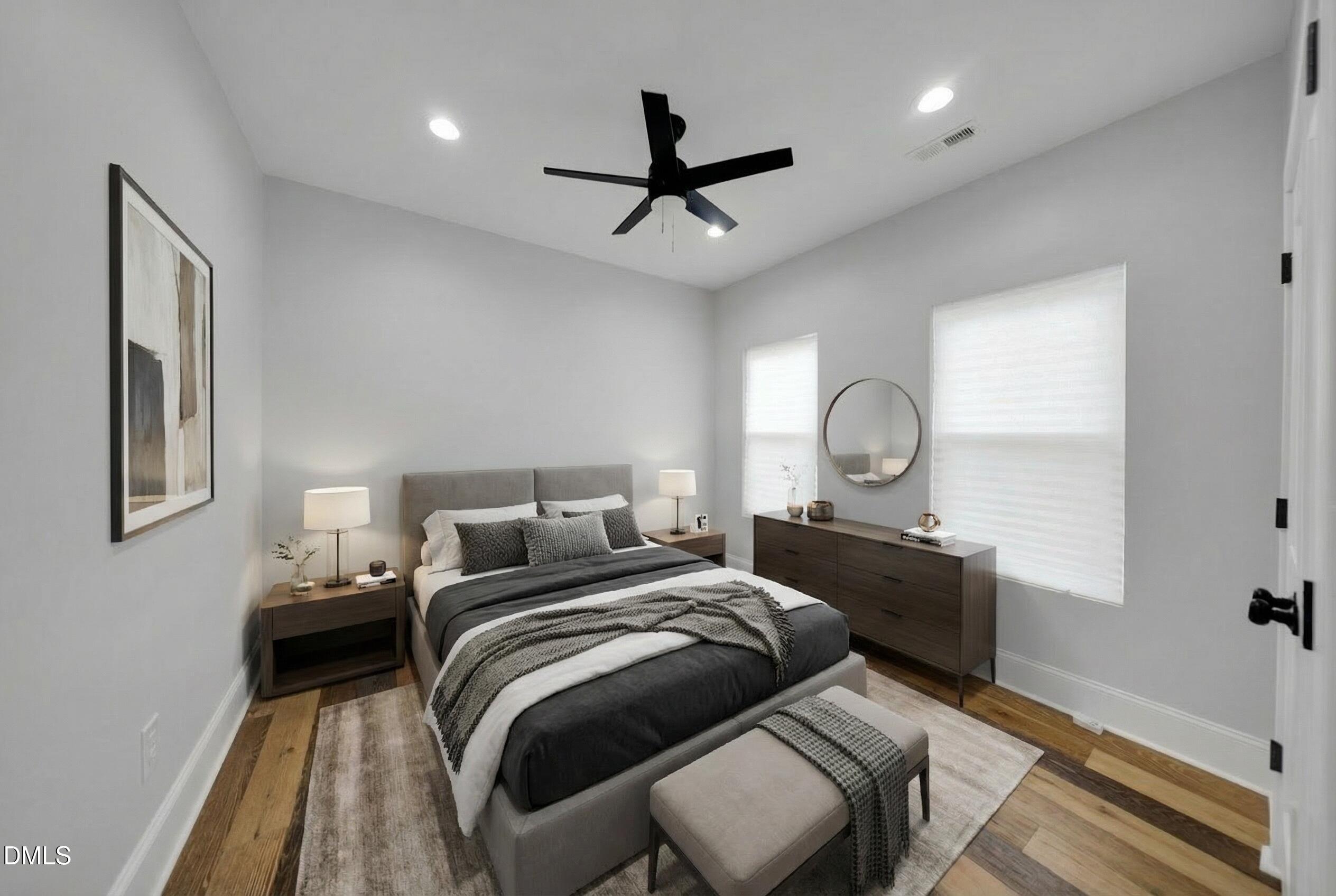3908 Booker Avenue Durham, NC 27713 - Photo 35 of 71 a bedroom with a bed and window