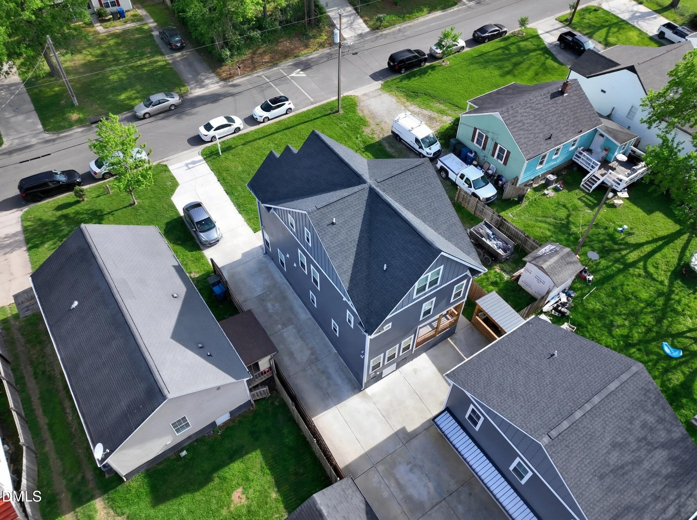 3908 Booker Avenue Durham, NC 27713 - Photo 56 of 71 an aerial view of a house with a yard
