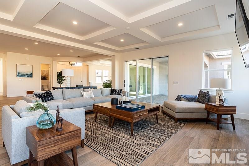 2337 Stone Rise Road Reno, NV 89521 - Photo 10 of 25 a living room with furniture and a wooden floor