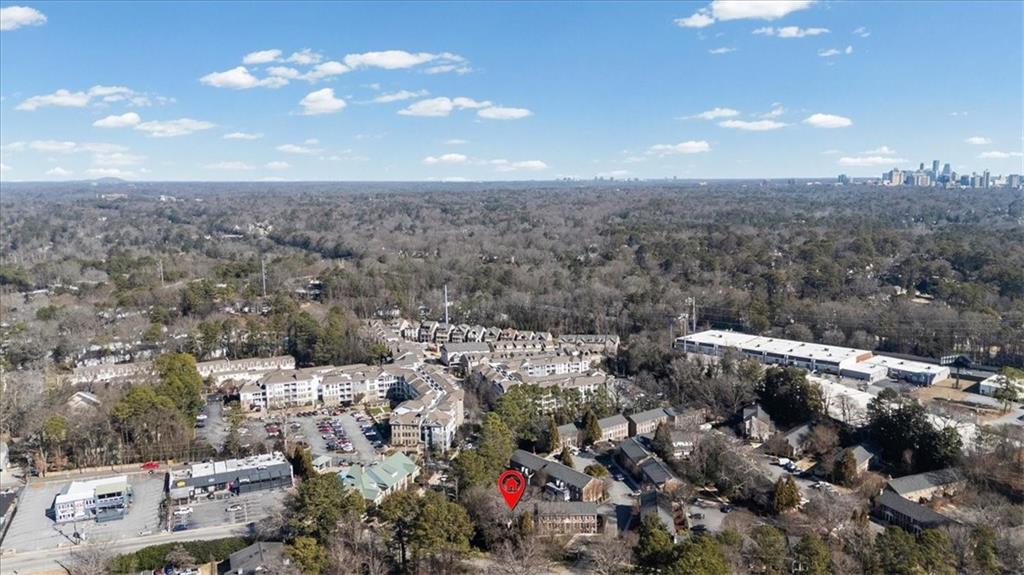 1101 Collier Road Northwest, Unit T5 Atlanta, GA 30318 - Photo 30 of 32 an aerial view of multiple house