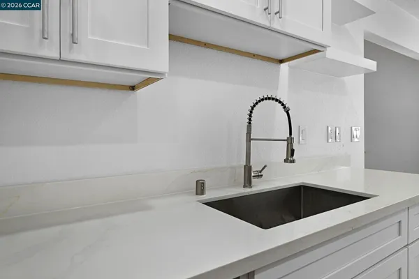 a close view of sink and tap