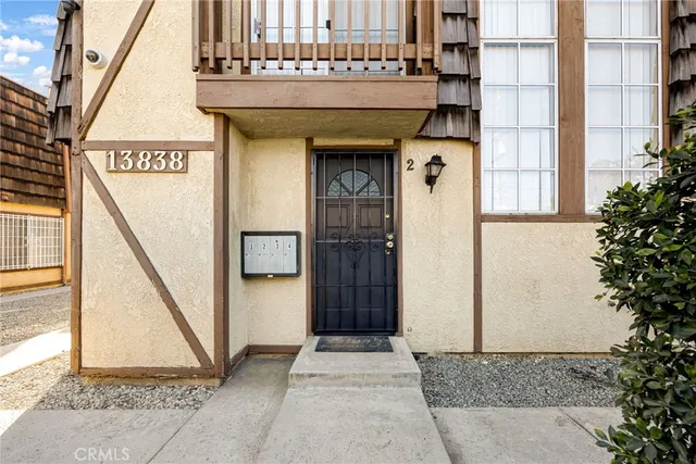 a view of a entryway door of the house