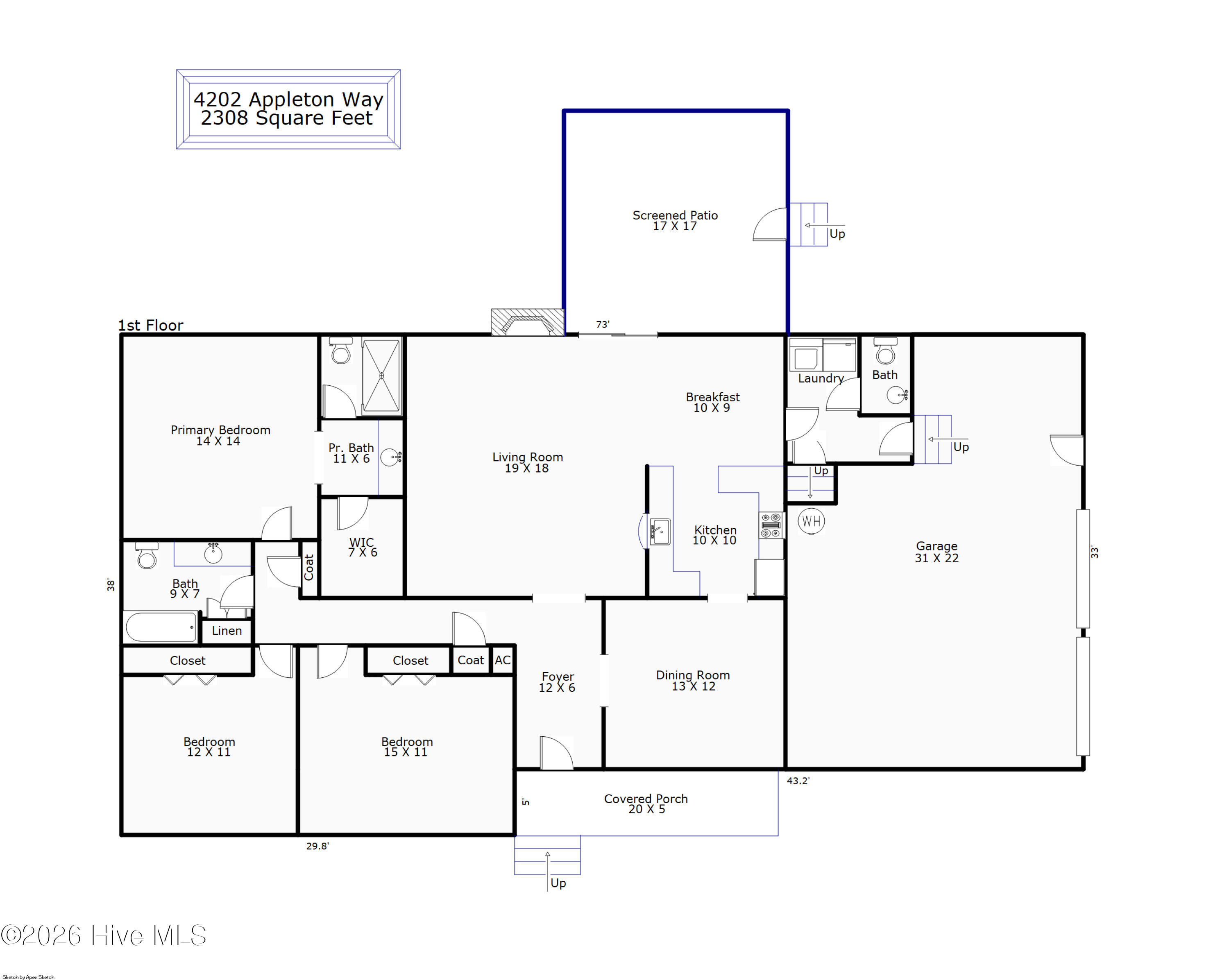 4202 Appleton Way Wilmington, NC 28412 - Photo 31 of 32 22278 - 4202 Appleton Way-1st Floor