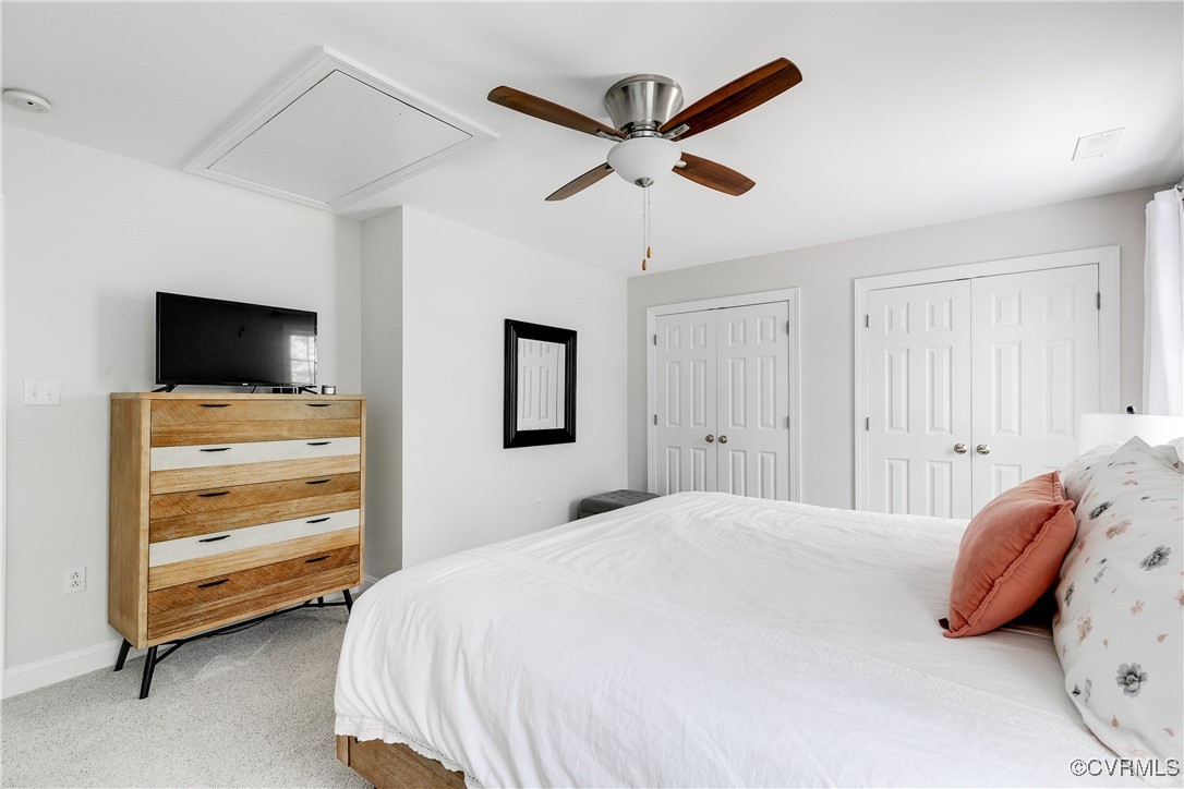 17476 Parsons Ridge Road Beaverdam, VA 23015 - Photo 32 of 40 a bedroom with a bed and a flat screen tv