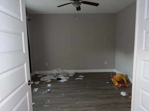 a view of water heater room