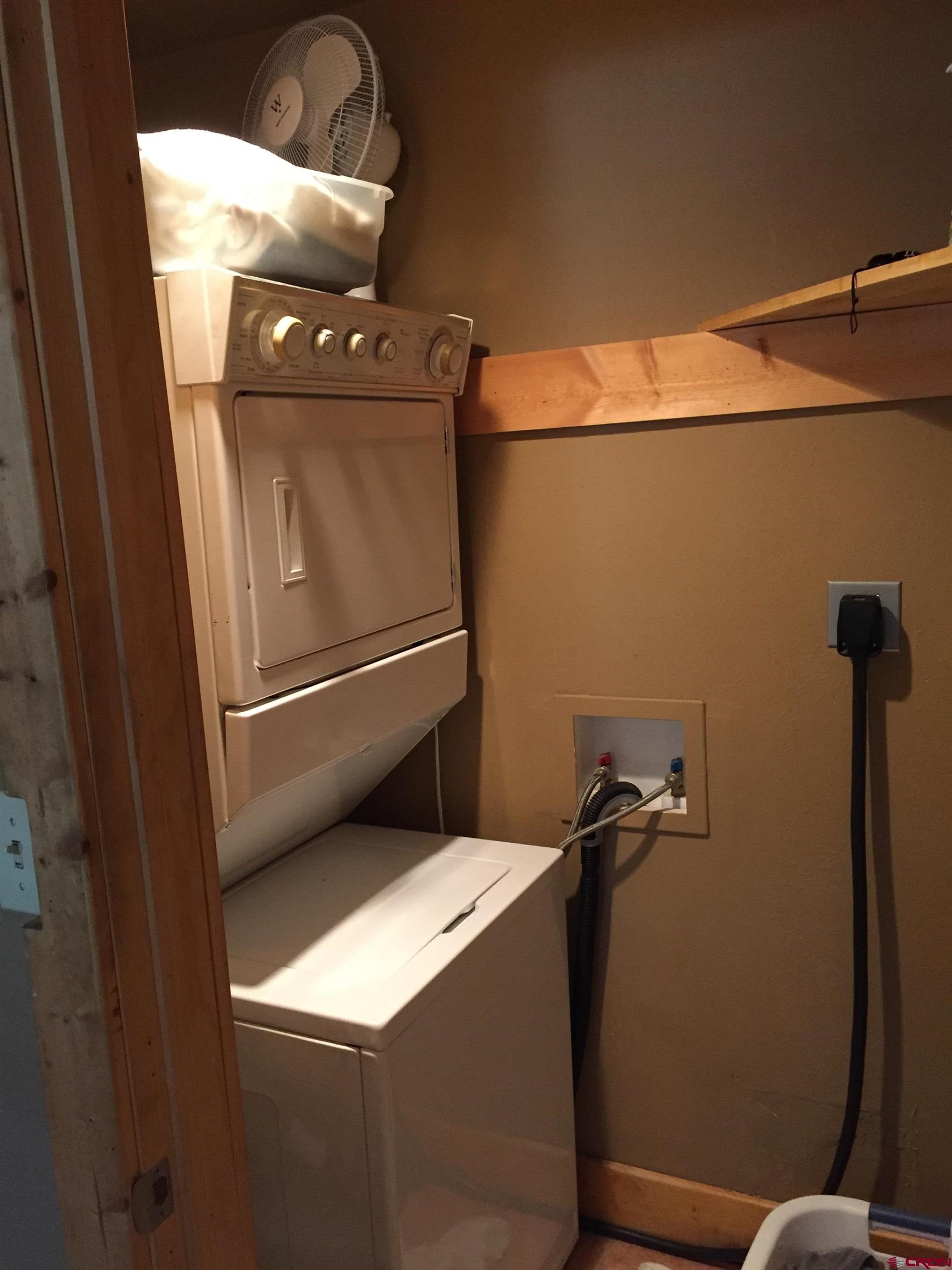 28 Whiterock Avenue, Unit 2 Crested Butte, CO 81224 - Photo 31 of 31 a utility room with dryer and washer