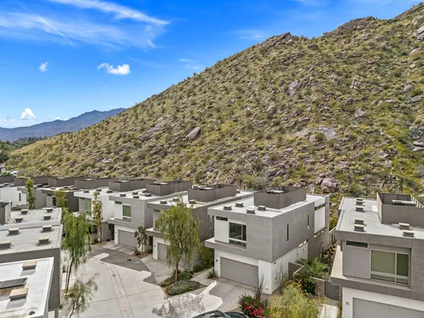 a view of a building with an outdoor space