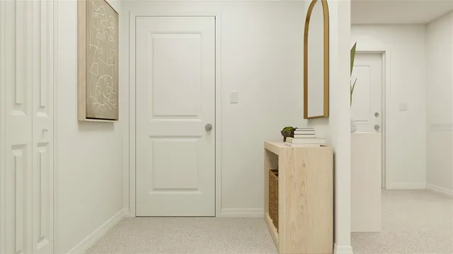 a kitchen with a sink cabinets and microwave