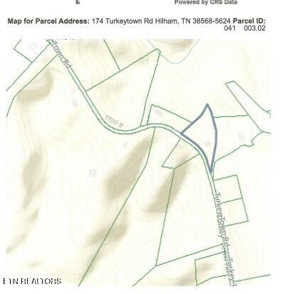 174 Turkey Town Road Hilham, TN 38568 - Photo 53 of 53 TOPO MAP