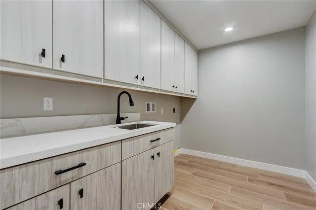 a view of a room with an empty space