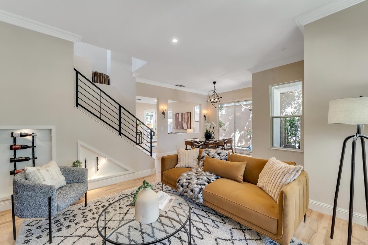 545 Minton Lane Mountain View, CA 94041 - Photo 7 of 31 a living room with furniture and a wooden floor