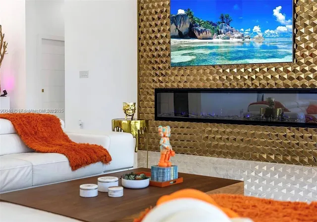 a kitchen with a table chairs and a stove