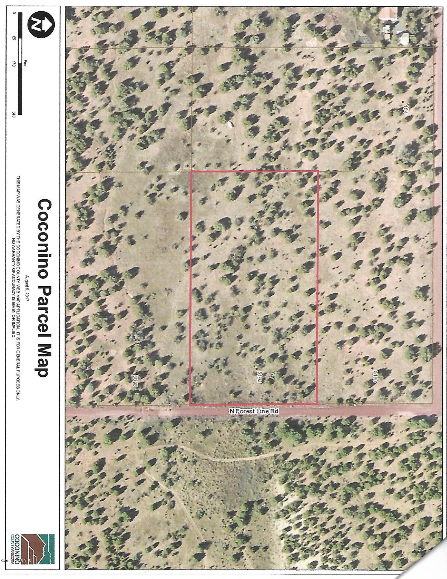5142 North Forest Line Road Williams, AZ 86046 - Photo 1 of 4 Ariel