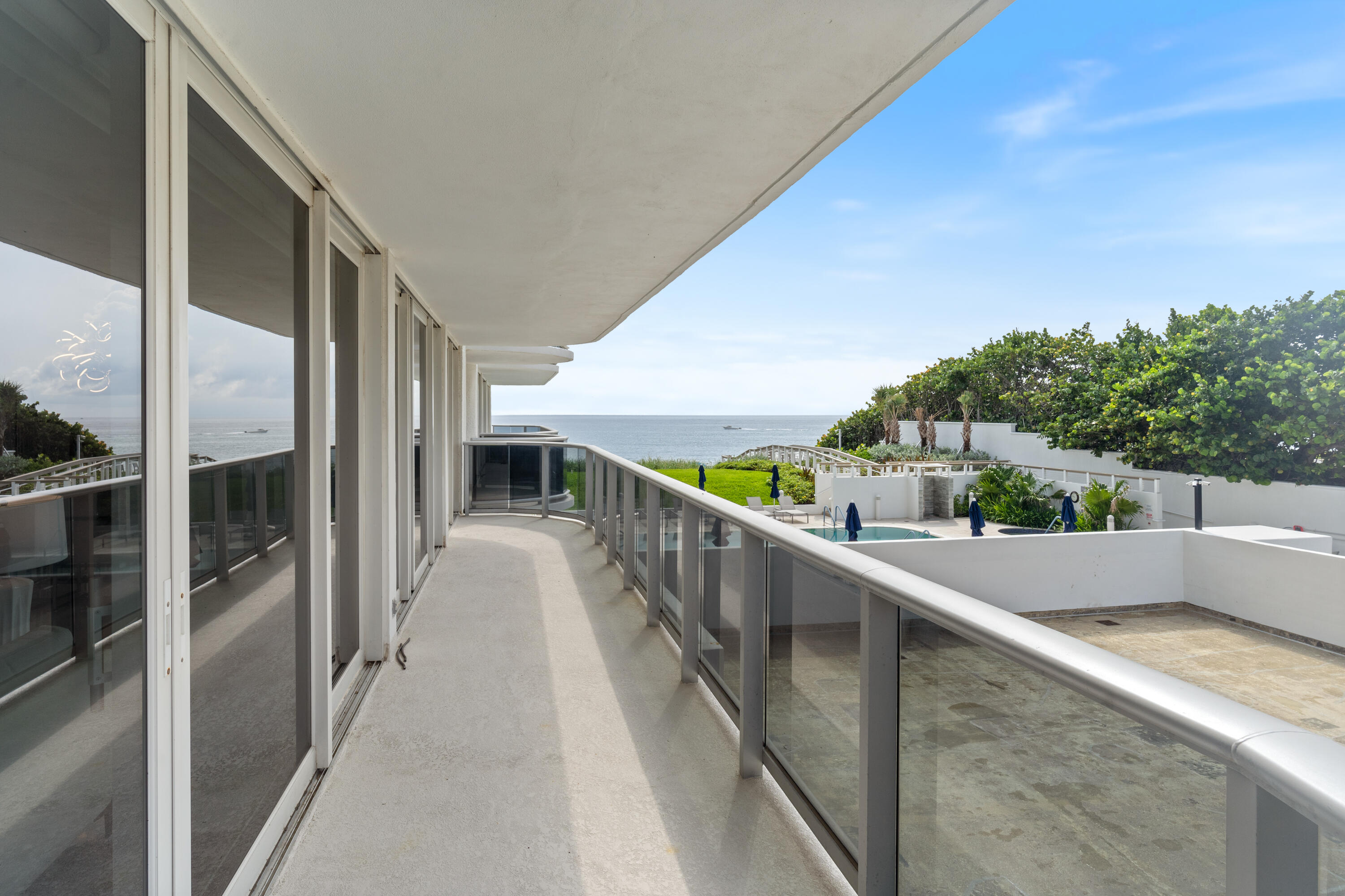 350 South Ocean Boulevard, Unit 1B Boca Raton, FL 33432 - Photo 24 of 26 Balcony View 2